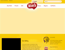 Tablet Screenshot of ninfa.com.br